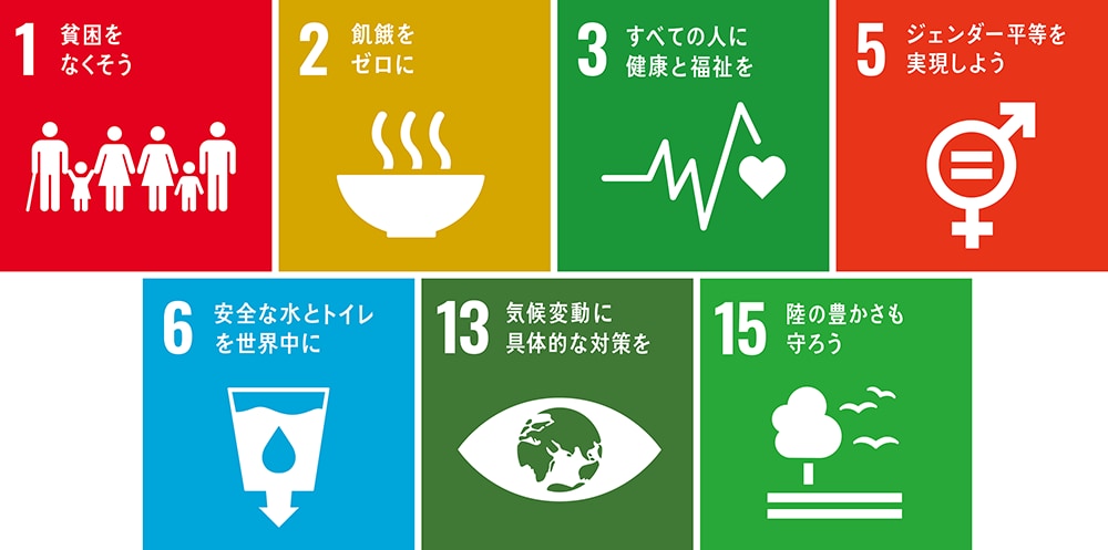 SDGsの中でも特に7つの目標